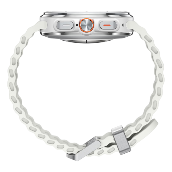 Умные часы Samsung Galaxy Watch Ultra 47мм, ремешок Marine (Titanium White, 2024)